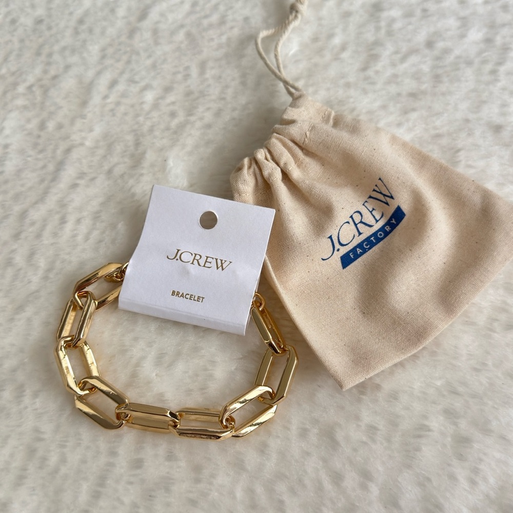 J. Crew Gold Chain Bracelet - Picture 3 of 6